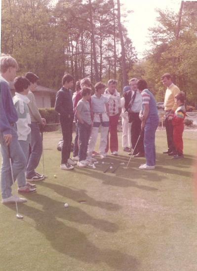 Leçon de putting 1984